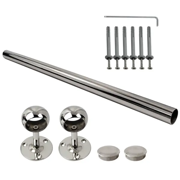 Комплект пристеночного поручня AISI 304 42,4х1,5х1000 (Тип3)